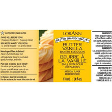 Load image into Gallery viewer, BUTTER VANILLA EMULSION 4 OZ