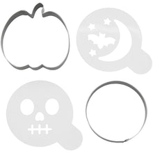 Load image into Gallery viewer, HALLOWEEN CUTTER AND STENCIL SET