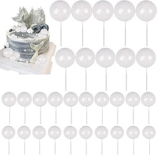 Load image into Gallery viewer, 30PC WHITE DECORATIVE BALLS