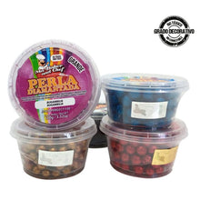 Load image into Gallery viewer, PERLA DIAMANTADA GRANDE 100 G / LARGE SHIMMER CANDY PEARLS 3.52 OZ