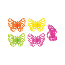 Load image into Gallery viewer, BUTTERFLIES BRIGHTS RINGS 12CT
