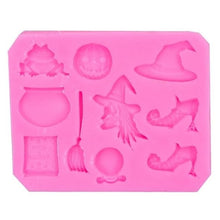 Load image into Gallery viewer, HALLOWEEN SHAPES SILICONE MOLD
