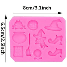 Load image into Gallery viewer, HALLOWEEN SHAPES SILICONE MOLD
