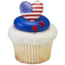 Load image into Gallery viewer, 12CT I LOVE THE USA RINGS
