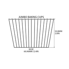 Load image into Gallery viewer, SILVER JUMBO BAKING CUPS 20 PC
