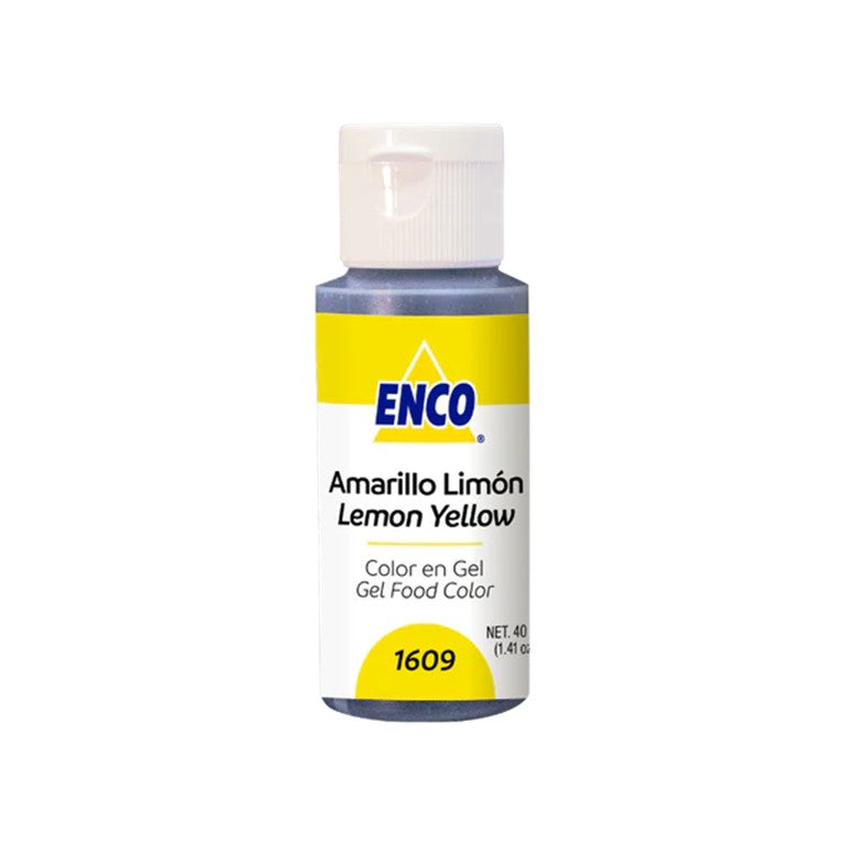 LEMON YELLOW GEL COLOR ENCO 1.41 OZ