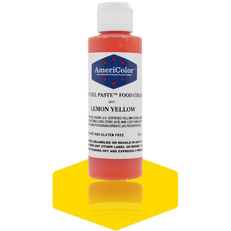 LEMON YELLOW GEL COLOR 4.5 OZ