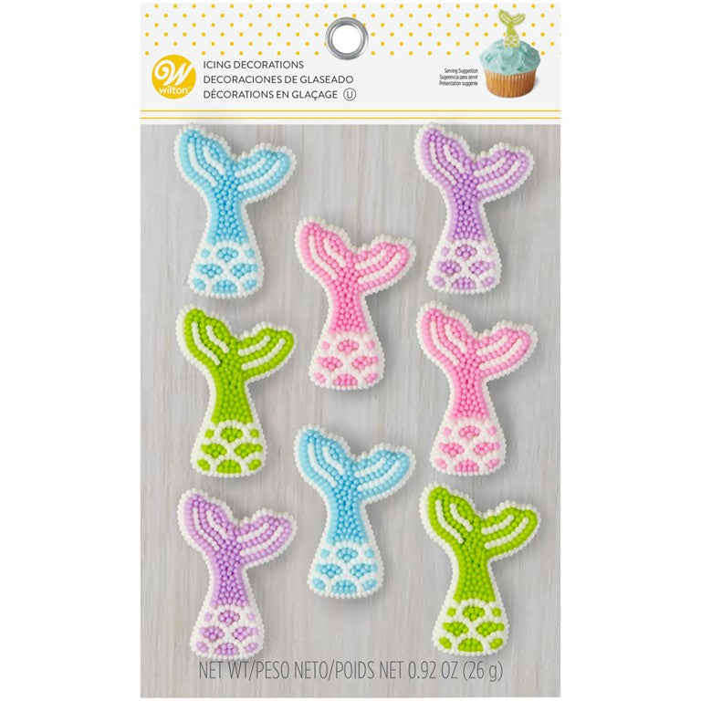 8CT MATRIX MERMAID ICING DECOR