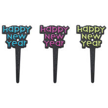 Load image into Gallery viewer, 12CT HAPPY NEW YEARS FOIL DECOPICS
