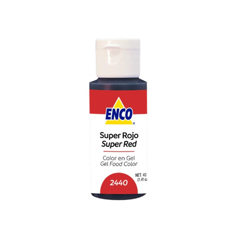 SUPER RED GEL COLOR ENCO 1.41 OZ