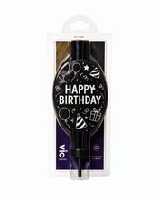 Load image into Gallery viewer, BLACK WHITE HAPPY BIRTHDAY SPARKLER
