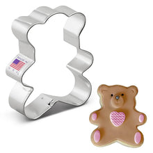 Load image into Gallery viewer, 3" TEDDY BEAR COOKIE CUTTER
