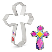 Load image into Gallery viewer, 5.5" TUN CROSS COOKIE CUTTER
