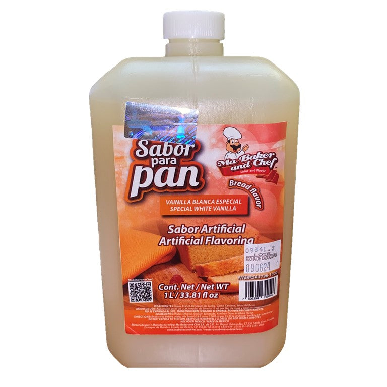 WHITE VANILLA FLAVOR 33.81 OZ / 1 L G&G Cake Decorating Supplies